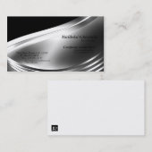 黒および金ゴールドの専門の名刺 名刺 (正面/裏面)