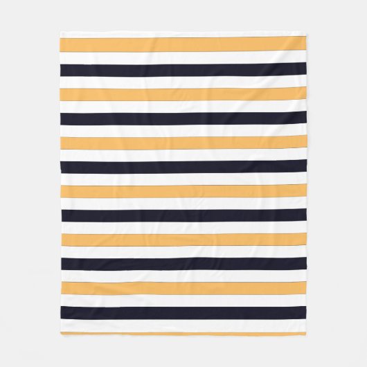 黒および金ゴールドの男性ピッツバーグ毛布 フリースブランケット (正面)