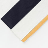 黒および金ゴールドの男性ピッツバーグ毛布 フリースブランケット (角)