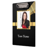 黒および金ゴールドのinstagramのテンプレート クリップボード (左)