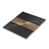 黒および金ゴールド タイル (側面)