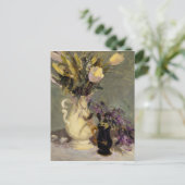 黒および金ゴールド ポストカード (スタンド正面)