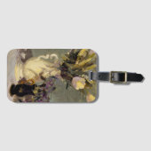 黒および金ゴールド ラゲッジタグ (正面横)