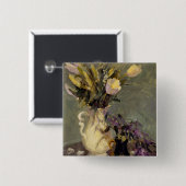 黒および金ゴールド 缶バッジ (正面&裏面)