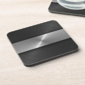 黒および鋼鉄 コースター (左側)