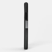 黒および鋼鉄 Case-Mate iPhoneケース (裏面/右)