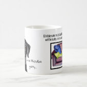 黒お洒落おもしろい大ダネイノセント コーヒーマグカップ (中央)