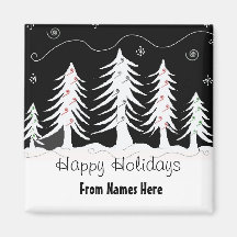 黒お洒落と白の木