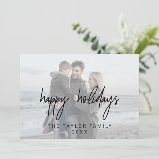 黒お洒落の祝日2横の写真 シーズンカード (スタンド正面)