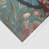 黒お洒落ヴィンテージフローラベアデコパージュ 薄葉紙 (詳細)