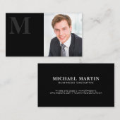 黒お洒落色 |エグゼクティブ 名刺 (正面/裏面)