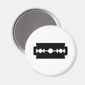 黒かみそり刃 マグネット (正面/裏面)