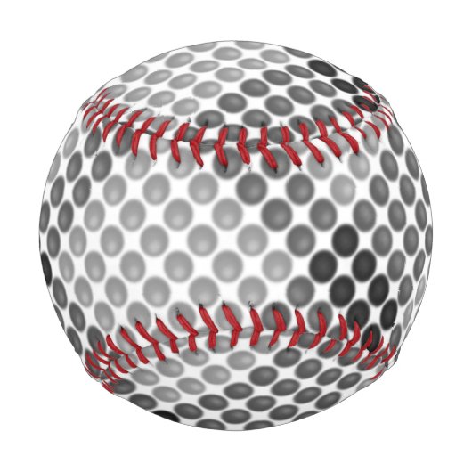 黒からグレーのボールまたは穴、十字形の正方形 野球ボール (正面)