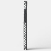 黒からグレーのボールまたは穴、十字形の正方形 Case-Mate iPhoneケース (裏面 / 左)