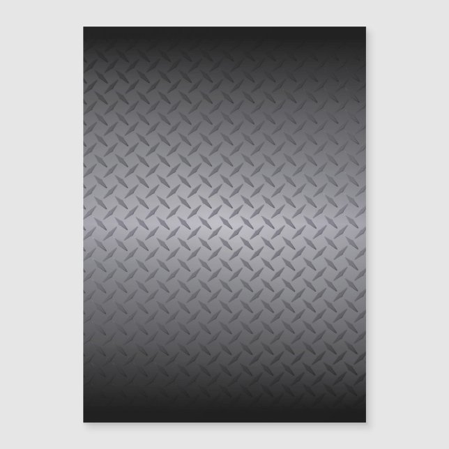 黒から灰色の縞鋼板風アート (正面)