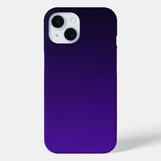 黒から紫のグラデーション Case-Mate iPhoneケース (裏面)