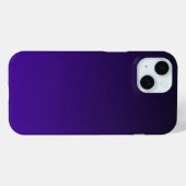 黒から紫のグラデーション Case-Mate iPhoneケース (裏面 (横))