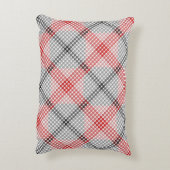 黒から赤のボールまたは穴、正方形を形成風変わりする アクセントクッション (裏面(縦))