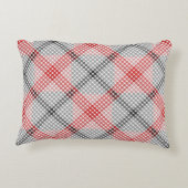 黒から赤のボールまたは穴、正方形を形成風変わりする アクセントクッション (裏面)