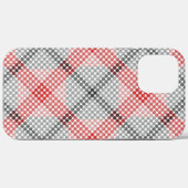 黒から赤のボールまたは穴、正方形を形成風変わりする Case-Mate iPhoneケース (裏面 (横))