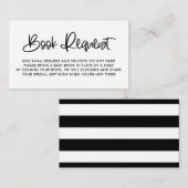 黒かわいい書モダン道本依頼 エンクロージャーカード (正面/裏面)