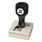 黒かわいらしいトゥーカンバードヴィンテージイラストレーション ラバースタンプ (スタンプ)