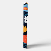 黒かわいらしフェミニン花柄 Case-Mate iPhoneケース (裏面 / 右)