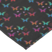 黒かわいらし柄の宝石トーン蝶 テーブルクロス (アングル)