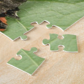 黒かわいらし赤と金ゴールド蝶パズル ジグソーパズル (側面)