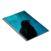 黒かわいらし鳥 ノートブック (右側)