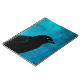 黒かわいらし鳥 ノートブック (左側)