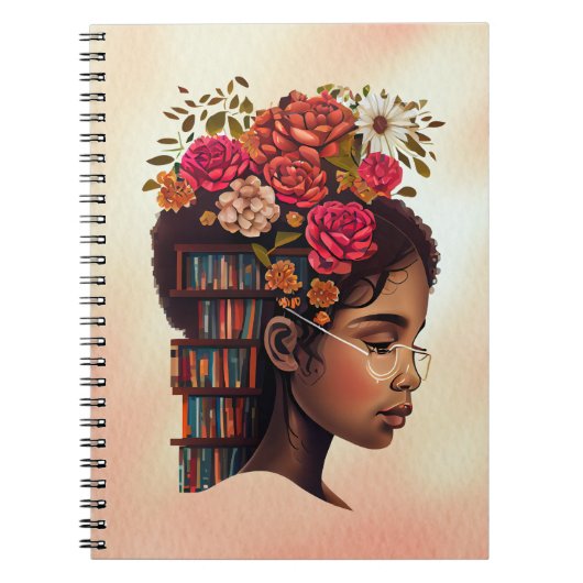 黒が美しい本好きノート ノートブック (正面)