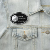 黒きらきら光る名タグ 名札 (インサイチュ)