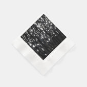 黒きらめく水 縁ありカクテルナプキン (角)