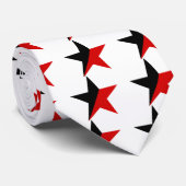 黒くおよび赤い星のAnarcho Syndicalismのアナキズム ネクタイ (ロール)