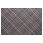 黒くおよび赤い格子縞 ファブリック (ヤード)