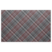 黒くおよび赤い格子縞 ファブリック (ファットクウォーター)