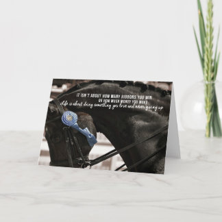 黒くおよび青5x7挨拶状 カード