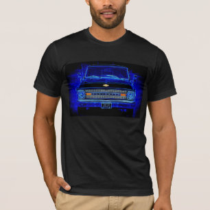 黒くおよび青C10 Tシャツ