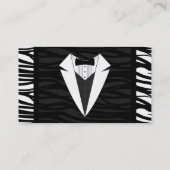 黒くか白いタキシード 名刺 (裏面)