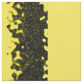 黒くか黄色の蜂そっくりのストライプなパターン生地 ファブリック (クローズアップ)