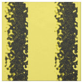 黒くか黄色の蜂そっくりのストライプなパターン生地 ファブリック (見本)