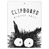 黒くだらしない子ネコGabiGabi クリップボード (裏面)