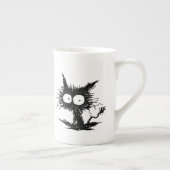 黒くだらしない子ネコGabiGabi ボーンチャイナマグカップ (右)