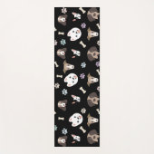 黒くて可愛い愛犬 ヨガマット (正面)