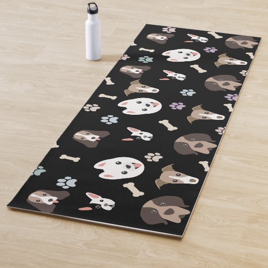 黒くて可愛い愛犬 ヨガマット (インサイチュ)