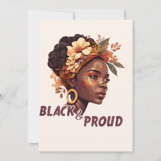 黒くて誇り高い 招待状 (正面)