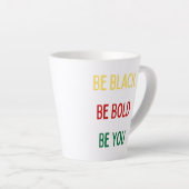 黒くなれはっきりしたば カフェラテマグ (右アングル)