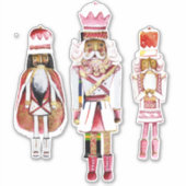 黒くるみ割りカスタム – カットビニールステッカー シール (正面)