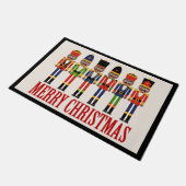 黒くるみ割りクリスマスドアマット ドアマット (アングル)